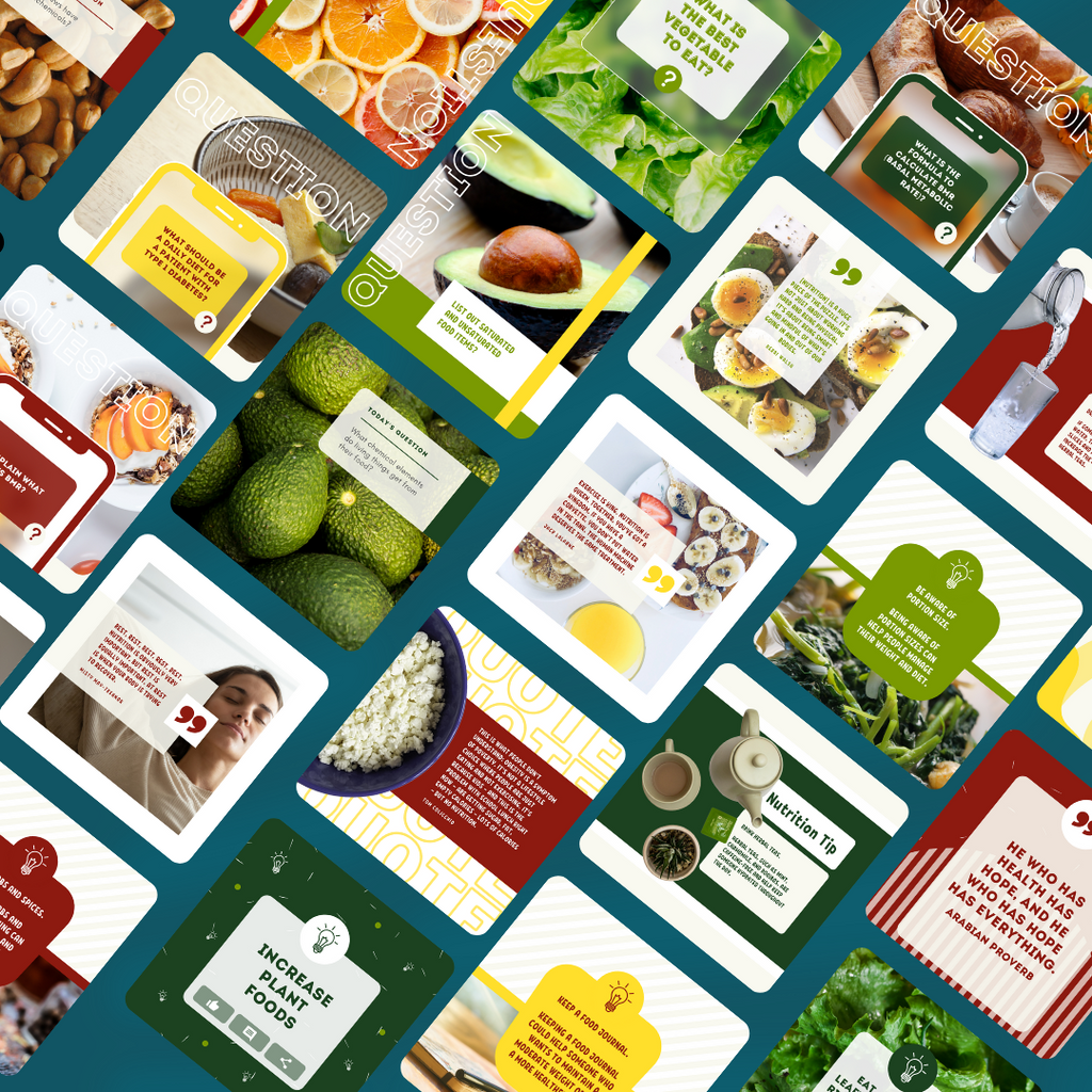 Nutrition Social Media Templates