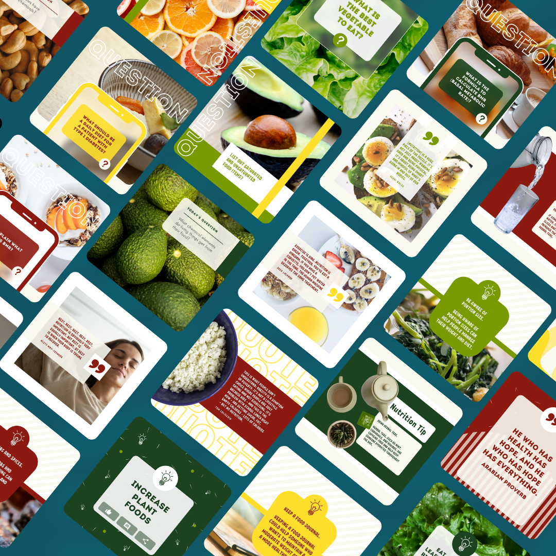 Nutrition Social Media Templates