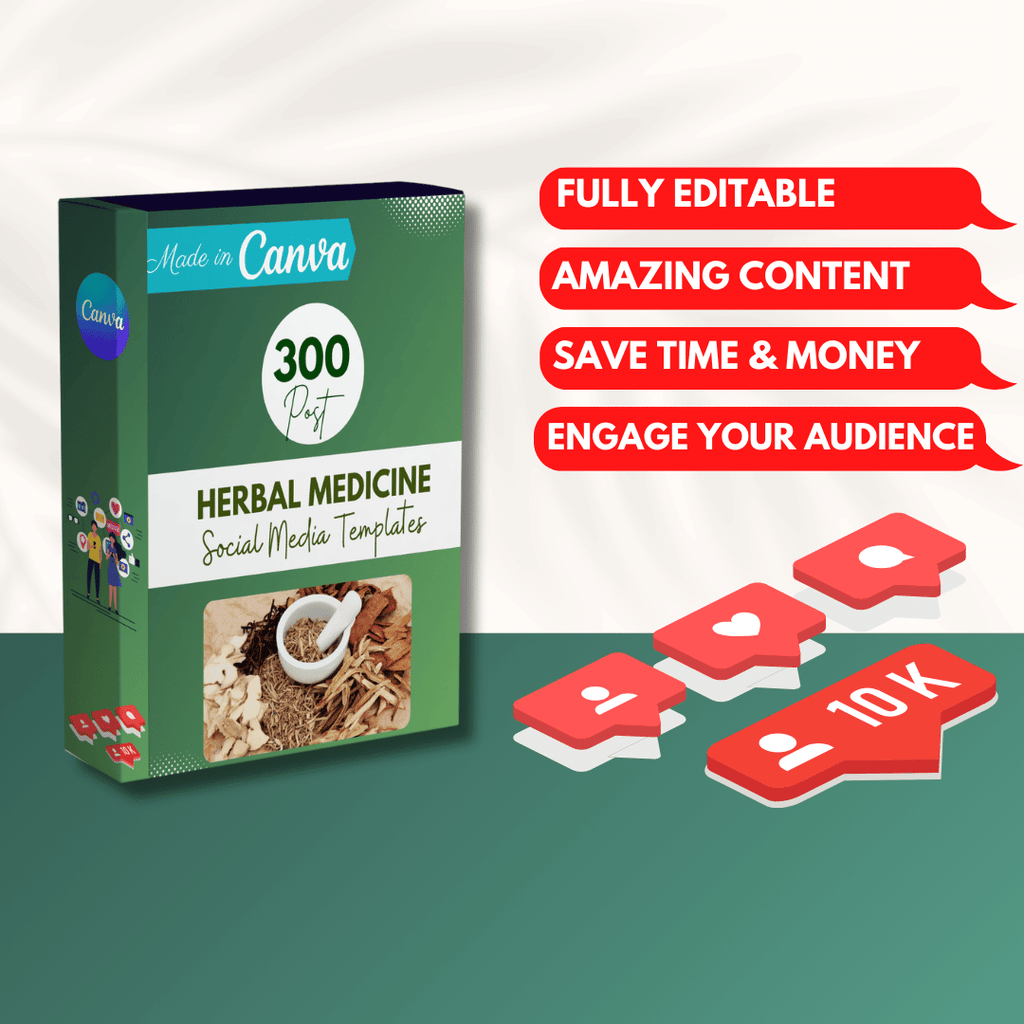 Herbal Medicine Social Media Templates