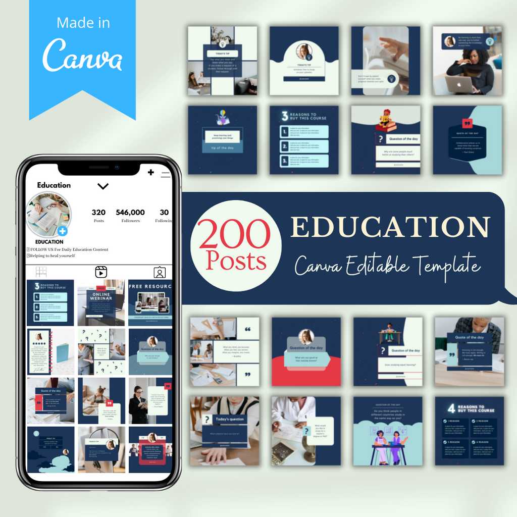 Education Social Media Templates
