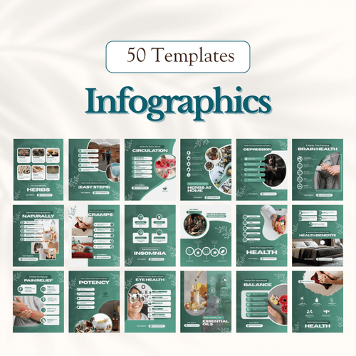Herbal Medicine Social Media Templates