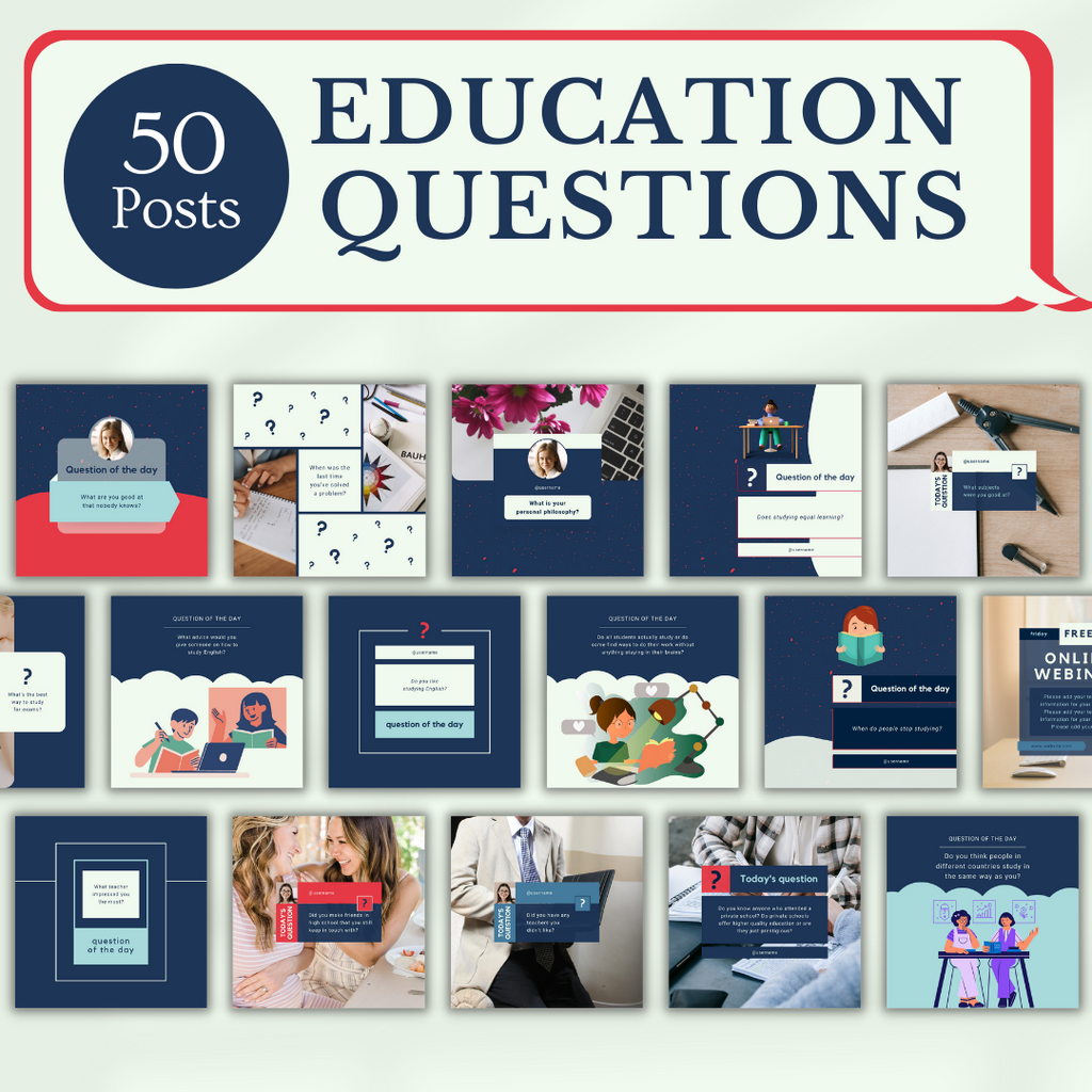 Education Social Media Templates