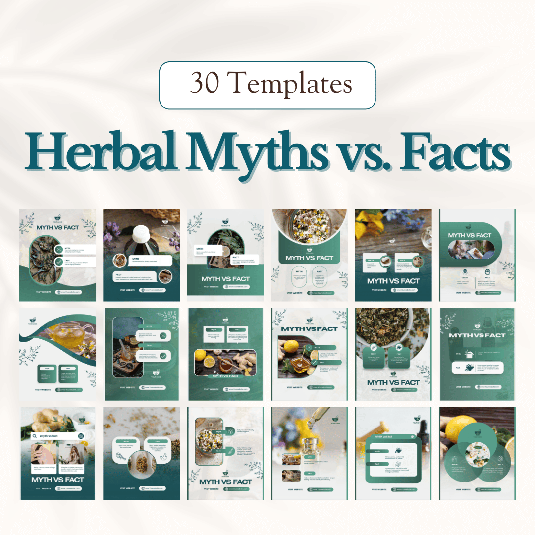 Herbal Medicine Social Media Templates