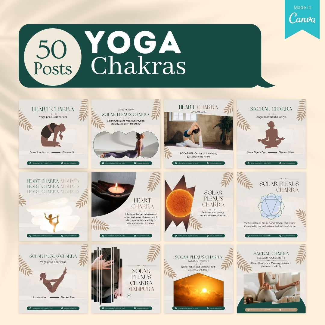 Yoga Social Media Templates