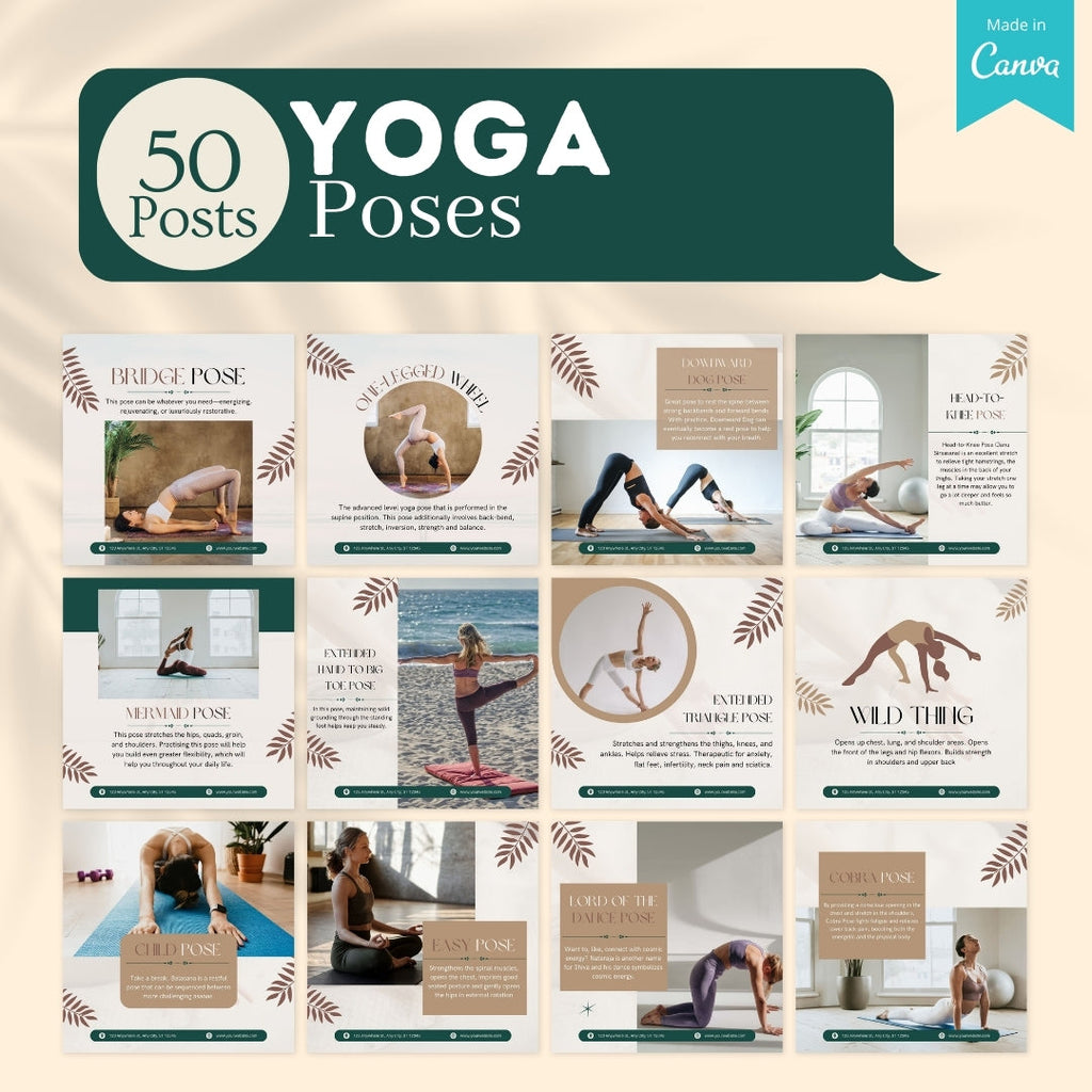 Yoga Social Media Templates