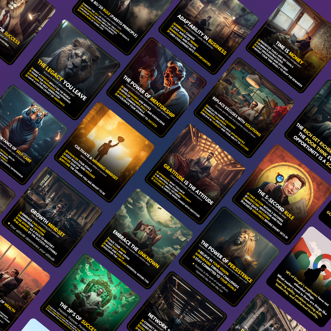 Mindset &amp; Motivation Social Media Templates