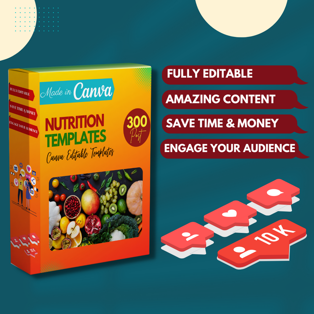 Nutrition Social Media Templates